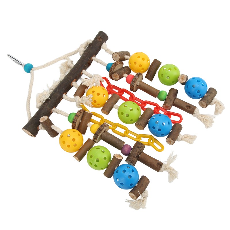 Wooden Parrot Chewing Blocks Safe Bite Resistant Large Parrot Bite