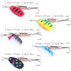 LURESMEOW Trout Lures Spinner Baits Fishing Lures Kit for Bass