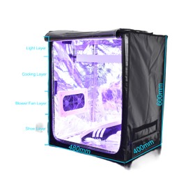 FUNGDO UV Light Box for DIY Icing Box Make Yellow/Oxidized Soles Icing White Again or Making 3D Printer Curing Enclosure Big Curing Station 2000W Light Affect