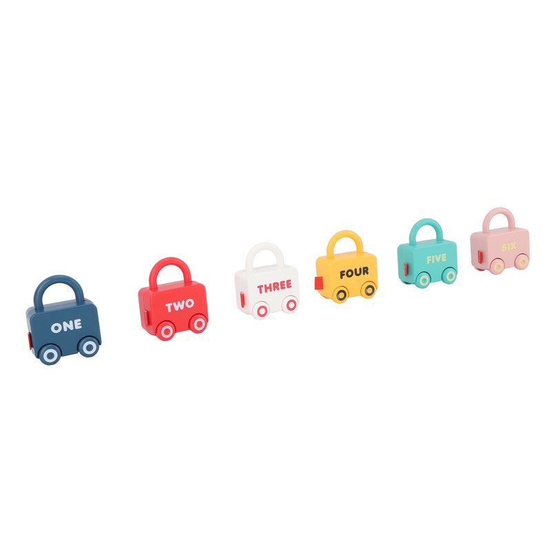 Lock Key Toy DIY Early Education Sorting Matching Fun Cartoon