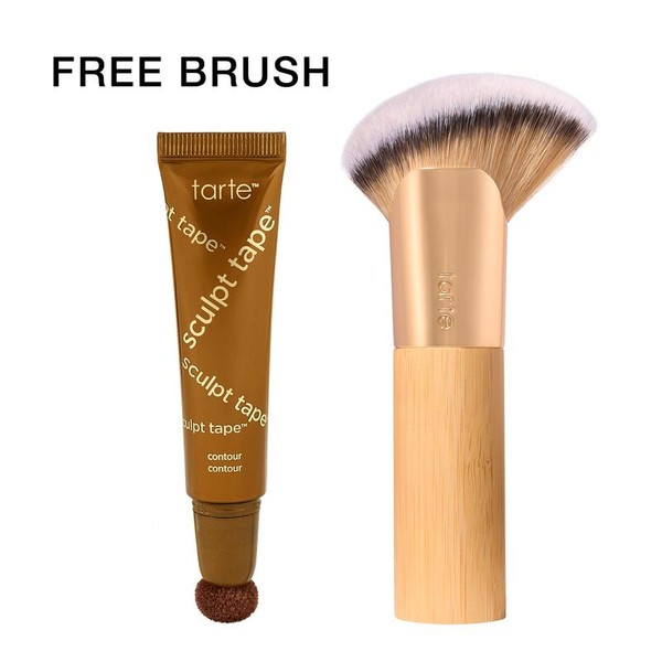 tarte sculpt tape + sculpting cheek brush duo:_warm bronze +