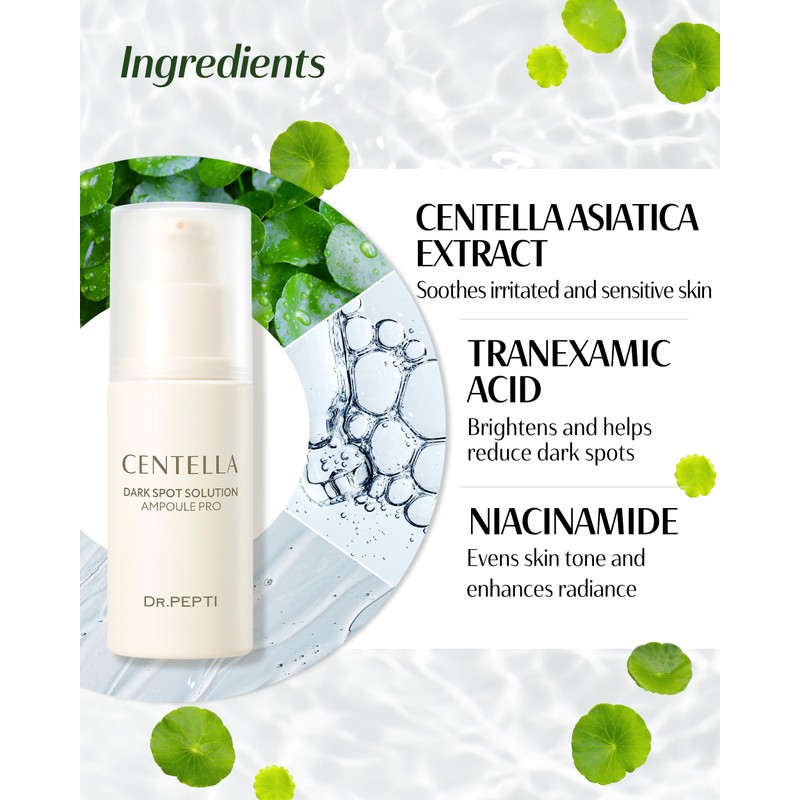 DR.PEPTI Centella Blemish Solution Ampoule Pro - Korean Face Serum