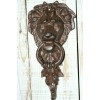 Antique Style Edwardian Lion's Head Door Knocker / Door Pull,