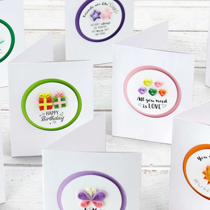 Katy Sue Miniature Sentiments Quilling & Card Making Kit (Makes