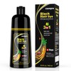 Black Hair Dye Shampoo 3 in 1, Shampoo Tinte Cubre