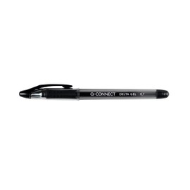Q-Connect Quick Dry Gel Pen KF00678 - Black, Pack of 12