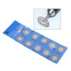 10 Pcs Rotary Tool 30mm Wheel Discs 8 Holes Diamond