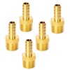WANGCL 10PCS Hose Pipe Tap Connector Brass Hose Nozzle Connector
