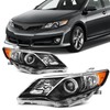 SCITOO Headlights for 2012 2013 2014 for Toyota Camry Pair