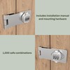 Keyless 3-Digit Combination Lock – Twist Knob Hasp Latch with