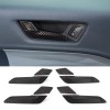 Unbranded Carbon fiber ABS Inner Door Open Handle Cover Trim