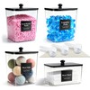 4 Pack Laundry Detergent Container Set with Dryer Sheet Container