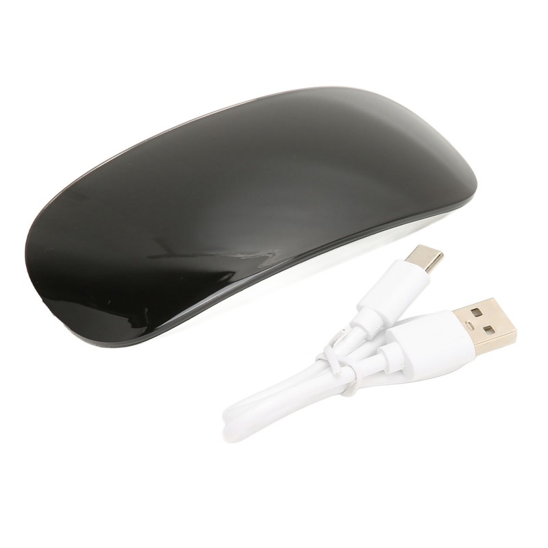 Wireless Mouse Silent Low Decibel Rechargeable Ergonomic Portable Touch Wheel