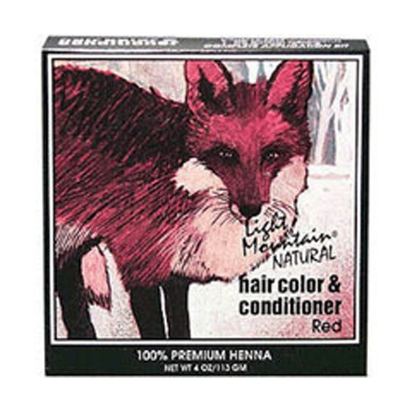 Natural Hair Color and Conditioner Red 4 Oz