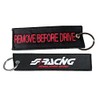 Simoni Racing SRK9 Keyring Black Fabric Remove Before Drive