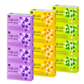 Plant Nara Face Wash Soap 100g x 12 (Lavender 4+Chamomile 4+Hinoki 4), 12 pieces / 식물나라 세안 비누 100g x12개 (라벤더4+캐모마일4+히노끼4), 12개입