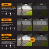 UME Solar Outdoor Lights 302 LED 3000LM, IP65 Waterproof Motion