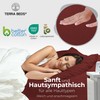 Terra Beds Premium Fitted Sheet, Flat Sheet 140 x 200