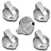 (5Pcs) WB03X25796 / WB03T10326 Gas Stove Knobs Replacements for GE
