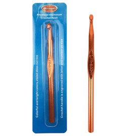 Weabetfu Aluminum Crochet Hook,Soft Grip Crocheting Hooks for Knitting Craft Yarn,Crochet Hooks Size L,8.0mm-New