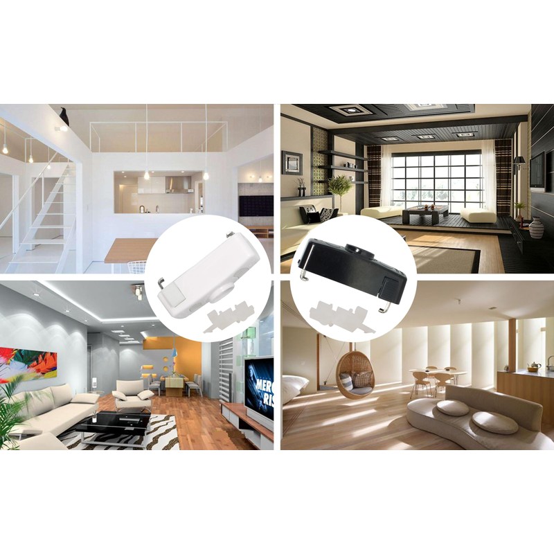 Pispoer Square Hook Ceiling Adapter, Wire Plug, 120 V, 6