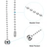PATIKIL 1M 3.3ft Ceiling Fan Pull Chain, 2 Pcs Beaded