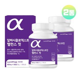 lactotemy AlphaCD Alpha Cyclodextrin CD Tablets USA 60 tablets x 2 boxes / 알파CD 알파 시클로덱스트린 시디 씨디 정제 미국 60정 x 2통