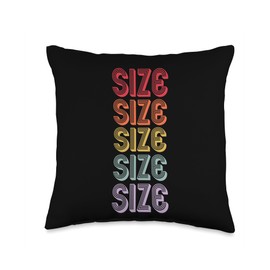 Size Throw Pillow