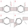 GreenOlive Ultra-thin Replacement Waterproof Silicone Rubber Watch Strap Watch Band