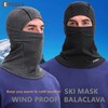2 Pieces Balaclava Ski Mask for Men Cold Weather,Winter Thermal