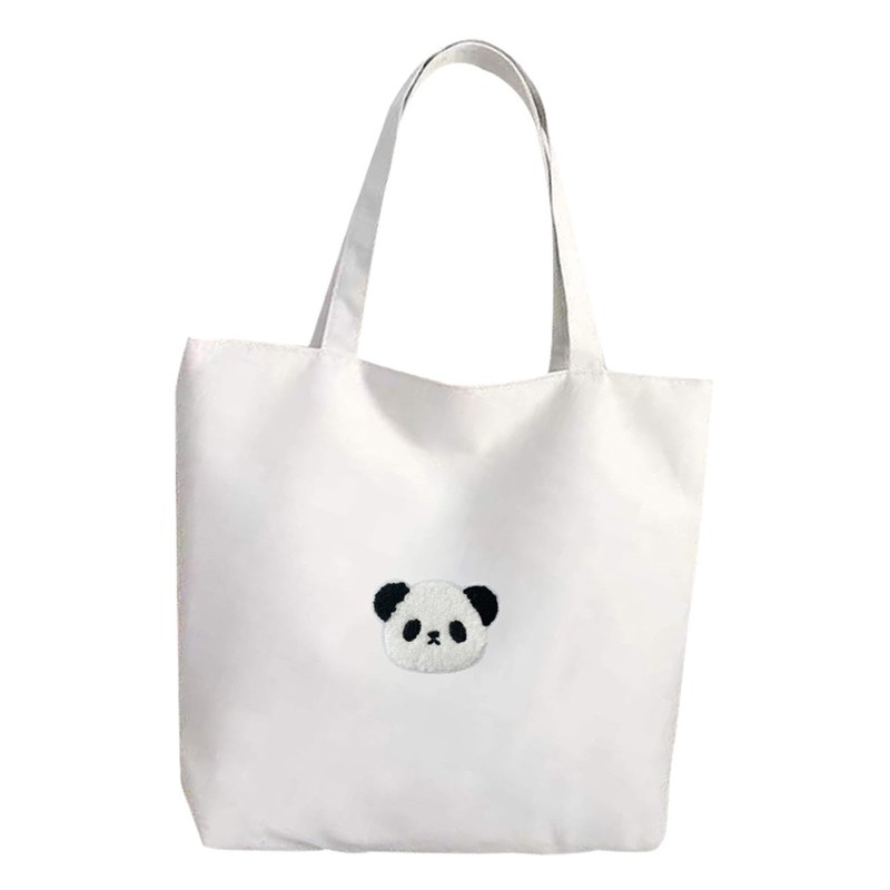 Patch Applique Iron on Cute Panda Set of 4 Embroidered
