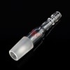 stonylab Glass Inlet Adapter, 1 Pack Borosilicate Glass Straight Inlet