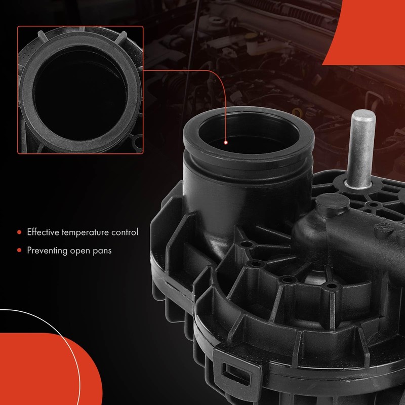 A-Premium Engine Coolant Thermostat Housing Assembly with O-ring Compatible with