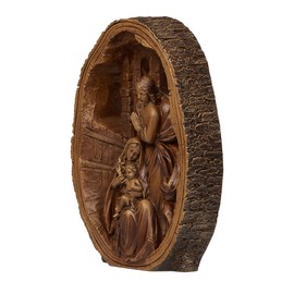 Joseph's Studio by Roman - Nativity Holy Family Figure, Carved Wood Look, Renaissance Collection, 11" H, Resin and Stone, Tabletop or Desk Display, Decorative, Durable, Long Lasting