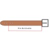 BELTINGER Men's Suede Belt with Double Buckle 4 cm Suede