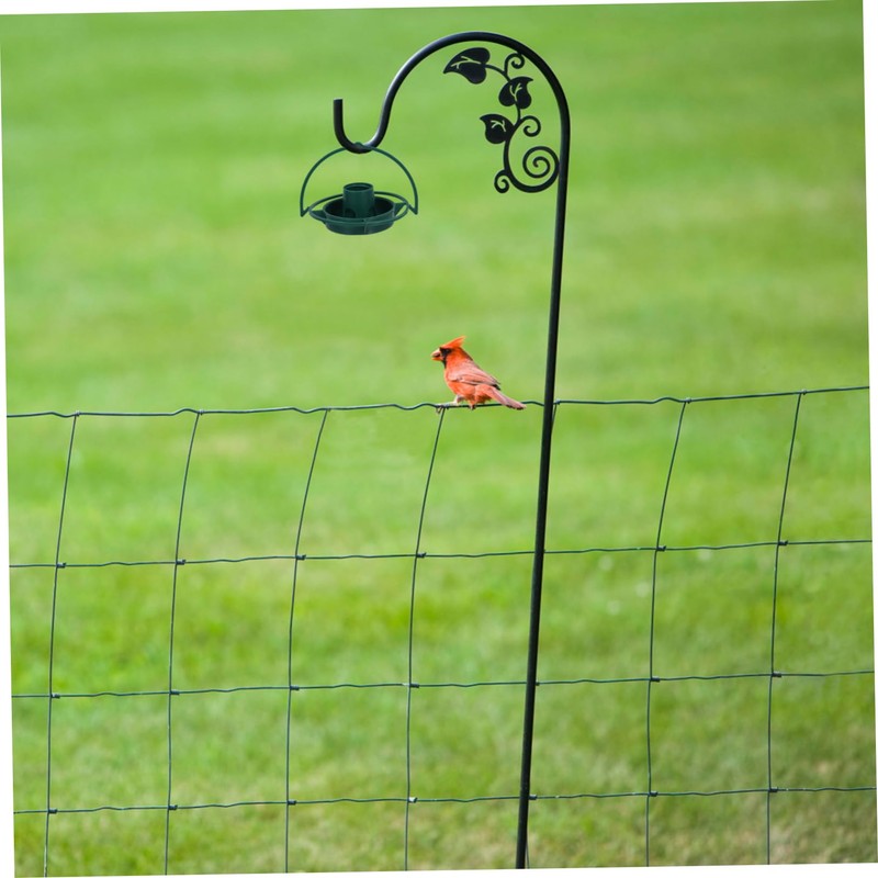 MERRYHAPY Hanging Deck Mount Bird Feeder Large Outdoor Tray Feeder