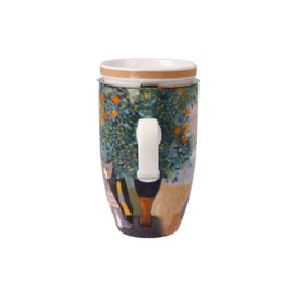 Teacup with Lid and Strainer Tempi Felici - Rosina Wachtmeister