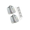 QCAA Adjustable Spring Hinge with Stainless Steel Screw, 3", Zinc,