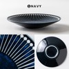 Minoru Pottery Mino Ware Albee 145 Plate, Navy, Set of