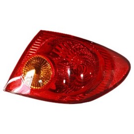 TYC Right Tail Light Assembly Compatible with 2003-2004 Toyota Corolla