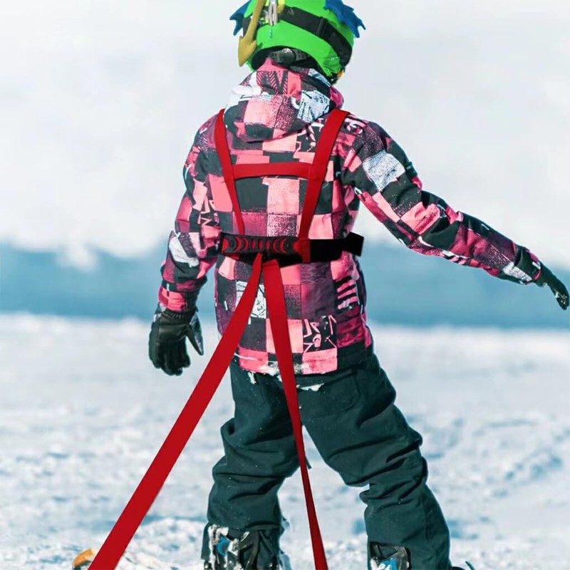 AIXXCUVQ Skiing Training Straps for Kids Safety Rope for Skiing