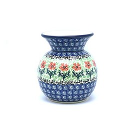 Polish Pottery Bubble Vase - Maraschino