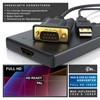 CSL Cable Full HD VGA to HDMI Converter Adapte |