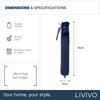 LIVIVO 2L Extra Long Hot Water Bottle with Soft, Removable