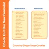 Gluten Free Partake Ginger Snap Crunchy Cookies - Vegan -