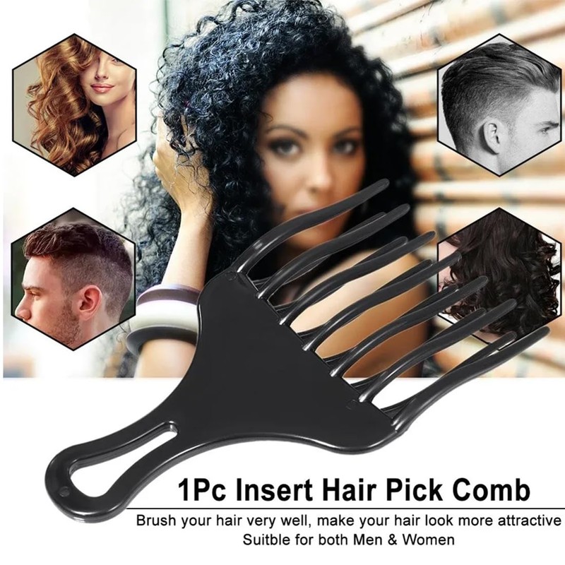 Afro Hair Comb Coarse Coarse Curl Comb with Handle Natural