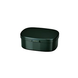 Tatsumiya 303490 Quick Washable Lunch Box, Large, 30.5 fl oz (900 ml), Dark Green, Tsururin, Made in Japan