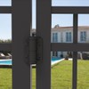 Nationwide Industries Ornamental Pool Gate Kit- Includes Self-Closing Hinges &