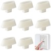 moonoom 8 Pcs Dimmer Replacement Knob, White Dimmer Slide Knobs,