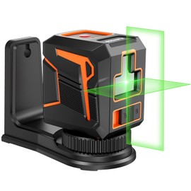 GOCHIFIX Cross Line Laser Green Self-Levelling Laser Spirit Level Outdoor Line Laser Small Horizontal Vertical Laser Leveling Device for Building and Hanging Pictures LG0102